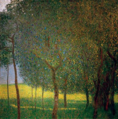 Árvores frutíferas no Attersee de Gustav Klimt